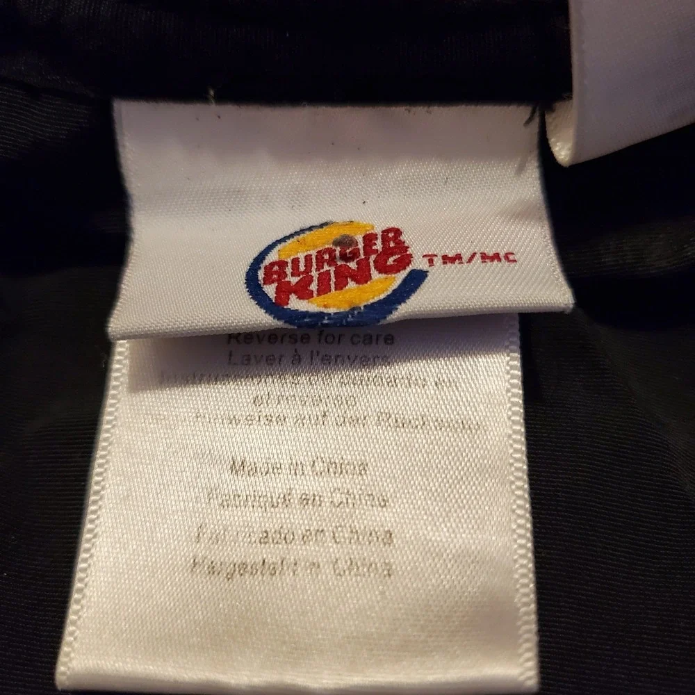 Vintage Burger King Manager‎ Windshirt Adult Small Pullover Embroidered Y2K - Picture 5 of 8